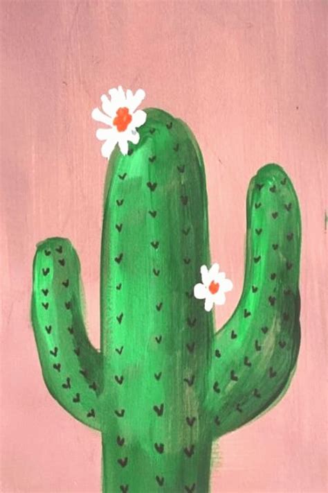 Painting Ideas On Canvas For Beginners Cactus 67 Ideas For 2019