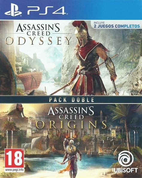 Assassin S Creed Odyssey Origins Double Pack Box Shot For PlayStation