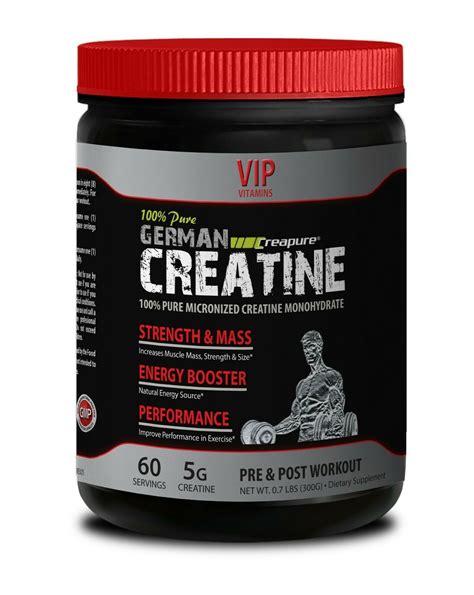 Athletic Performance Supplements German Creatine 300g Boost Gains 1 Can