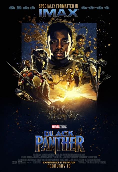 Black Panther Poster Imax Cinematic Slant