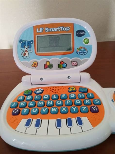 Vtech Learning Laptop Lil Smarttop Blue Kids Electronic Computer Toy