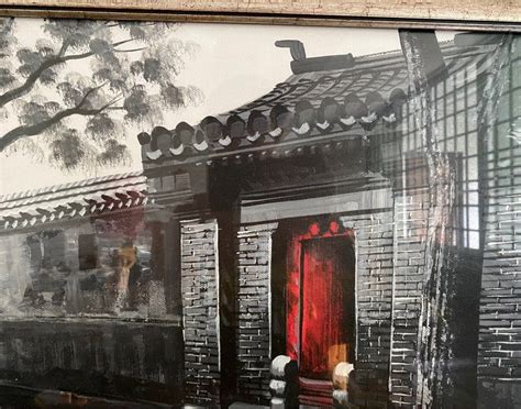 Oil Painting Beijing Hutong Everything Else On Carousell
