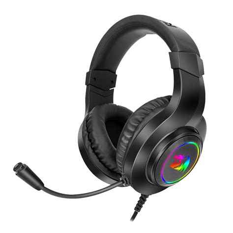 Redragon H260 Hylas Rgb Gaming Headset With Microphone Wired Compatible