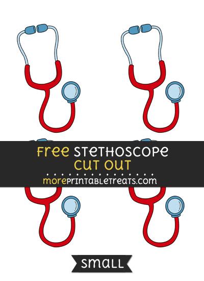 Stethoscope Cut Out Small