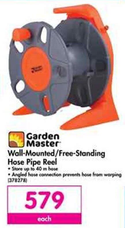 Garden Master Wall Mounted Free Standing Hose Pipe Reel 40m Offer At