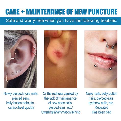 Piercing Bump Reliefheal Shrink Remove Keloids And Bumps Gentle Effective Aftercare For Ears