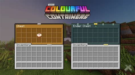 On Hold Colourful Containers Gui Optifine Required Minecraft