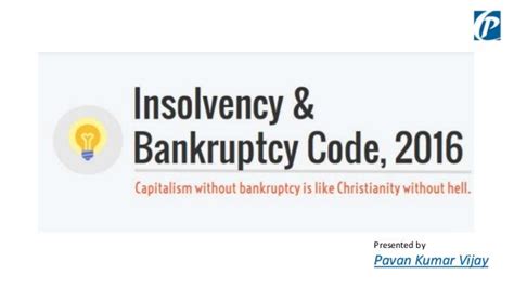 Insolvency And Bankruptcy Code 2016