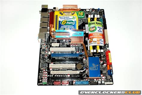 Closer Look The Motherboard Asus P5q Premium Review Page 3