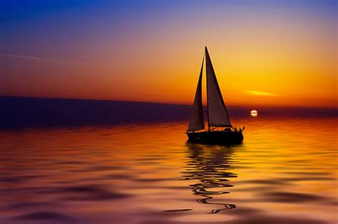 Free Download Enjoylife Portfolio Sailboat Against A Beautiful Sunset