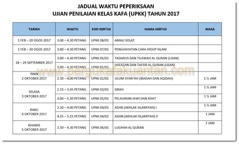 Shamila a/p gunalan tingkatan : Jadual Peperiksaan UPKK 2017 | Persatuan Guru-Guru KAFA ...