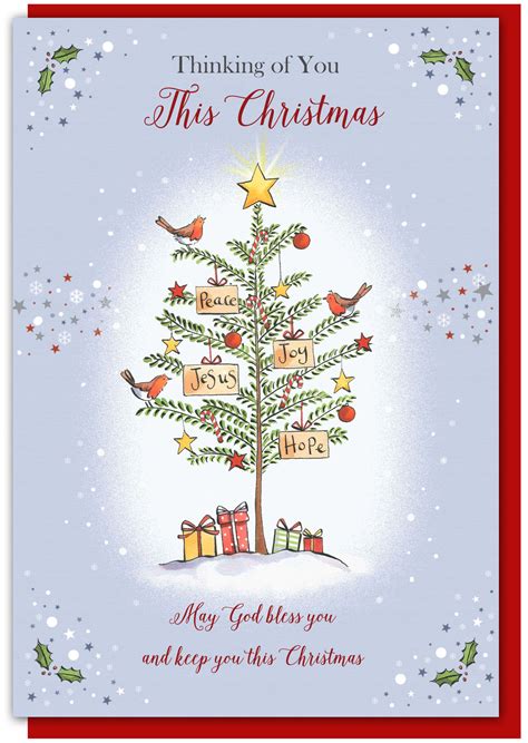 Thinking Of You Tree Christmas Card 0700461845522 Fast Delivery At Eden