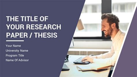 Thesis Defense Powerpoint Template Free Download Printable Templates