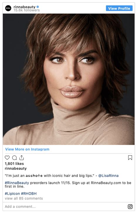 Lisa Rinna Calls Herself An Asshole To Promote Her New Beauty Line