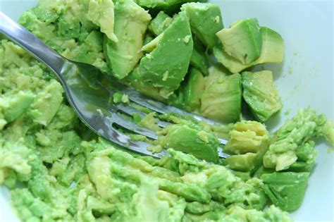 Avocado puree with yoghurt Guacamole-style dip and spread Julie