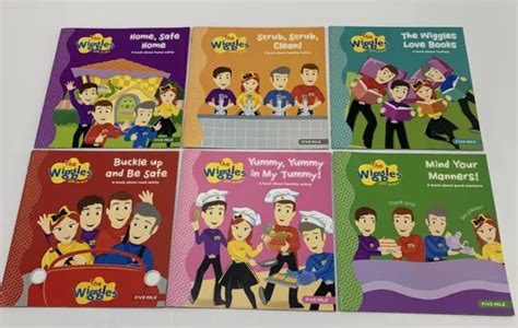 6x Wiggles Books From The Wiggles Here To Help Series Paperback Pb