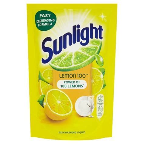 Sunlight Lemon 100 Dishwashing Liquid Refill 700ml Setia Grocer Online