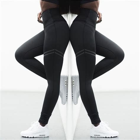 Buy High Elastic Fitness Sport Leggings Tights Slim Running Sportswear Sports