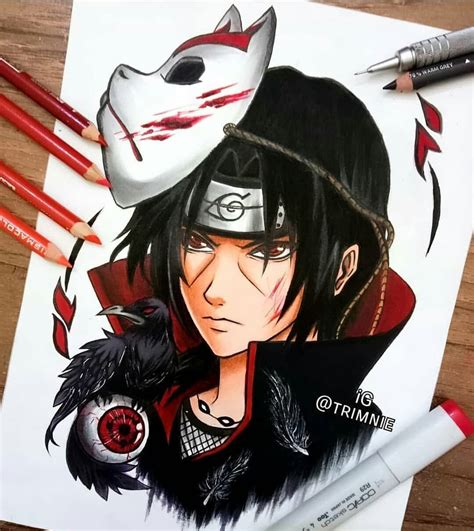 Itachi Uchiha Art Naruto Minato Wallpaper Naruto Shippuden Naruto