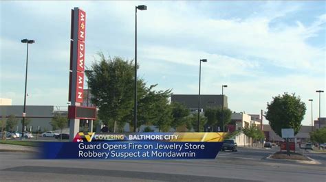 Guard Opens Fire On Jewelry Store Robbery Suspect