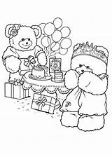 Picnic Teddy Bear Coloring Pages Getdrawings sketch template
