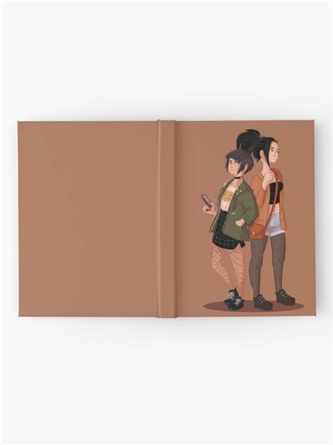 My Hero Academia Momo And Jirou Hardcover Journal By Mariogal Redbubble