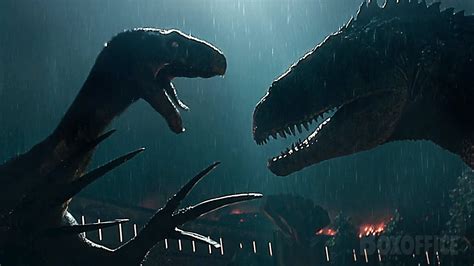 T Rex Y Therizinosaurus Vs Giganotosaurus La Lucha Final De Jurassic World Dominion Youtube