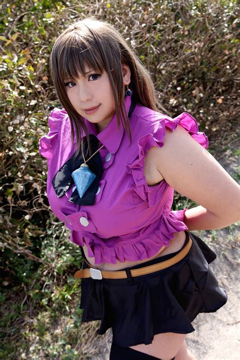 The Big Imageboard Tbib 1girl Alternate Costume Asian Belt Black Skirt Brown Hair Chouzuki