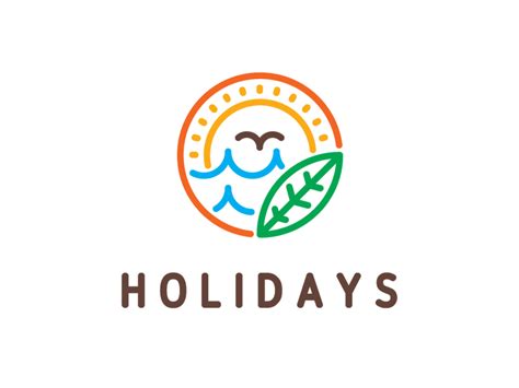 Holidays Logo Holiday Logo Holiday Logo Design Logo