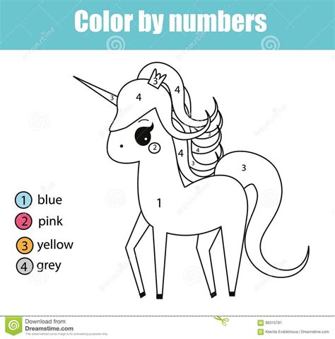 Unicorn Number Coloring Games Online - Pakanofogh