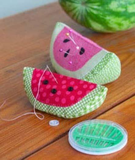 17 Sweet Watermelon Diys Pin Cushions Patterns Pin Cushions Sewing