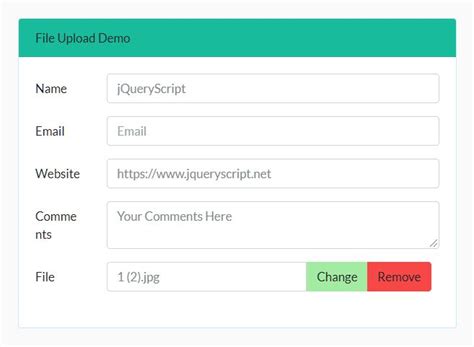 Custom File Input For Bootstrap 4 Ratify Upload Free Jquery Plugins