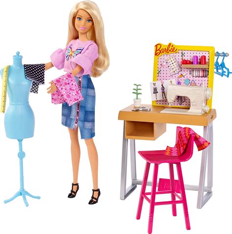 Amazon Es Barbie Fxp Fashion Design Studio Playset Multi Colour Juguetes Y Juegos