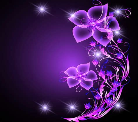 1080p Free Download Purple Flower Abstract Background Purple Floral