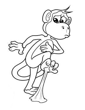 Check spelling or type a new query. Ausmalbild Affe klebt am Kaugummi fest | Ausmalen ...