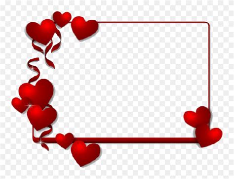 Download Valentine Frame Png Clipart Hearts Borders And Frames
