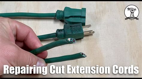 Fixing Cut Extension Cord Sharps Wiring
