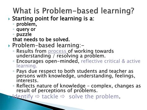 Ppt Problem Based Learning Powerpoint Presentation Free Download