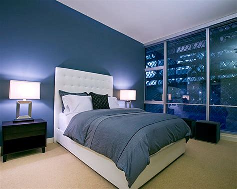 Midnight Blue Modern Bedroom Decoist