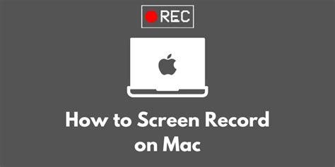 How To Screen Record On Mac Software Tools
