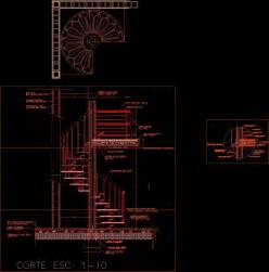Spiral Staircases Interior Blocks Cad Drawing Details