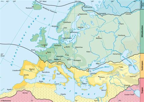 Diercke Weltatlas Kartenansicht Europa Klimazonen Nach Ihren