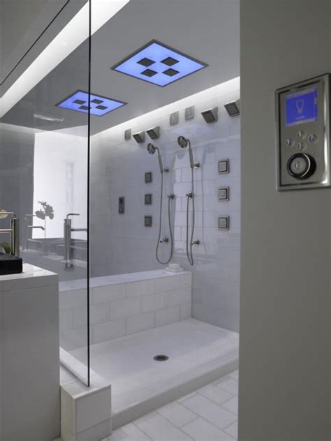With a design like this, you'll be able to have some additional shelf space to put in anything you want at a hand's reach from your shower area, such as shampoo, soap, and the like. Universal Design Showers: Safety and Luxury | HGTV