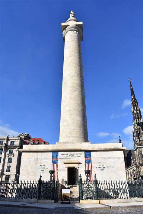 The Washington Monument In Baltimore Maryland Interestingly Enough