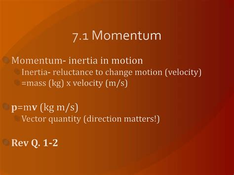 Ppt Chapter 7 Momentum Powerpoint Presentation Free Download Id