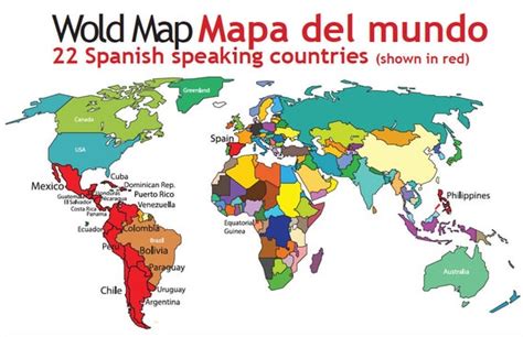 Spanish Speaking Countries Map Spanish Classroom Materials