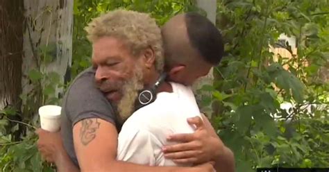 Heartwarming Moment Homeless Man Is Reunited With Long Lost Son 37