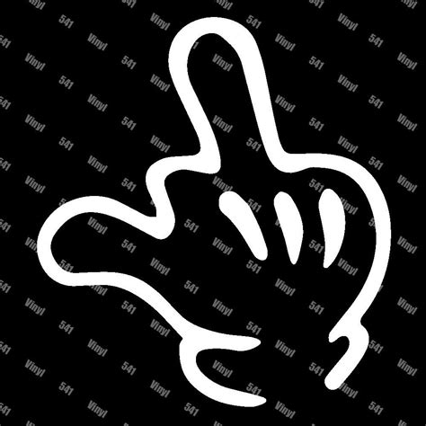 One appeared as the main antagonist in the rite of spring segment of the 1940 disney animated feature film fantasia and has been featured in numerous other disney properties. 6" Mickey Mouse Middle Finger vinyl decal funny car ...