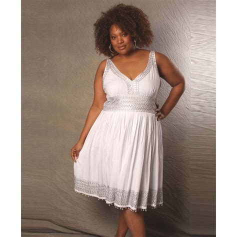 White Dress Pictures Plus Size White Summer Dress
