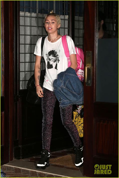 Miley Cyrus Steps Out In NYC After Partying In Just Pasties Photo Miley Cyrus